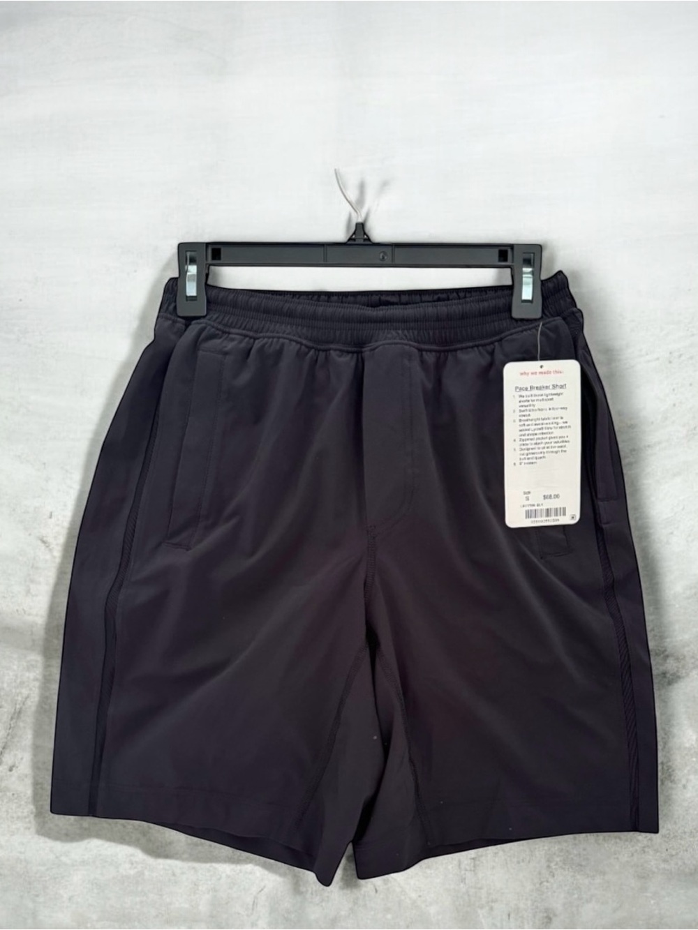 🆕 Lululemon Pace Breaker Short Mens Black